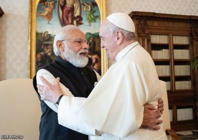 Deeply pained: Narendra Modi condoles Pope Francis' death