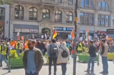Indian diaspora members demonstrate against Pahalgam terror strike in Frankfurt, Warsaw