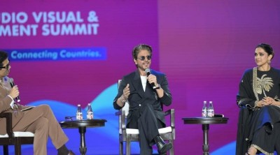 SRK calls WAVES 'an important platform for entertainment industry', Deepika says a 'timely initiative'