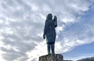 Melania Trump's statue goes missing in Slovenia
