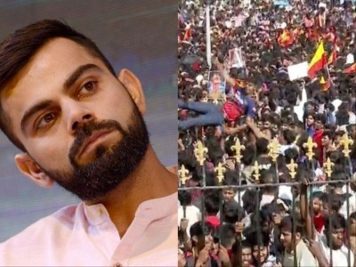 Case filed against Virat Kohli in Bengaluru stampede case