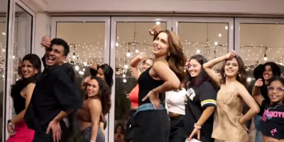 Sharvari grooves to Taras with fans celebrating one year of Munjya