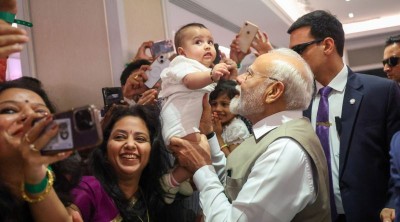 In Images: PM Modi receives warm welcome by Indian community in Cyprus