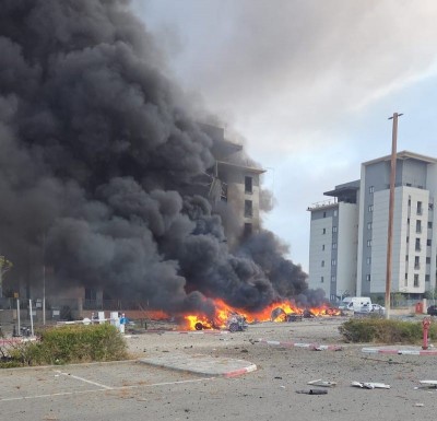 Iran missile strike causes heavy damage in southern Israel's Beersheba