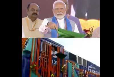 PM Modi flags off first export locomotive from Bihar’s Marhowra plant under ‘Make in India’ drive