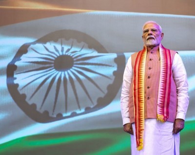 Modi receives 'Bhojpuri Chautaal' welcome to Trinidad and Tobago, addresses Indian community members