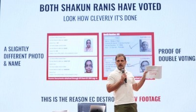 Karnataka CEO sends notice to Rahul Gandhi, asks him to furnish evidence of alleged voter fraud