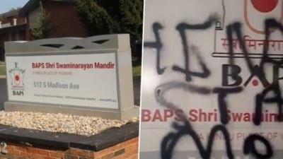 US: Hindu temple defaced in Indiana, fourth incident reported this year