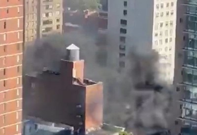 Major explosion rocks New York City, thick smoke blankets Manhattan's neighbourhood
