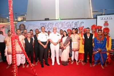 Indian Navy's INS Tamal concludes port call at Naples, boosts India-Italy bilateral ties