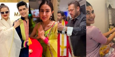 Rekha, Salman Khan, Sara Ali Khan, other B-Town celebs celebrate Ganesh Chaturthi