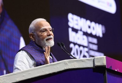In Images: PM Modi addresses gathering at SEMICON 2025