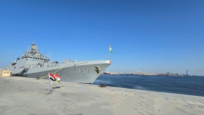 Indian Navy's INS Trikand arrives in Egypt to participate in Exercise Bright Star
