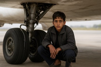Afghan teen survives shocking flight to Delhi hidden in plane’s landing gear