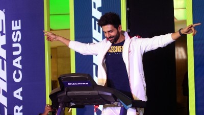 Kartik Aaryan launches new Skechers store in Kolkata