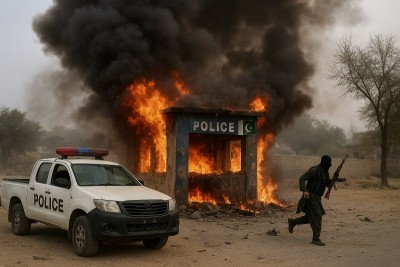 Terrorists attack a Pakistani police checkpost in KP, leaving cop dead