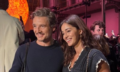 Ananya Panday's fangirl moment as she bumps into Pedro Pascal at Paris Fashion Week