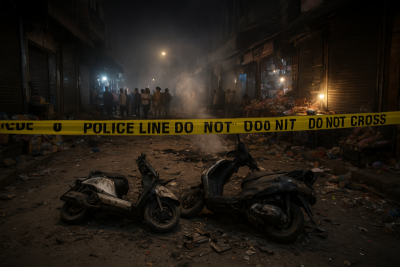 Scooter explosion in Kanpur market injures 6, forensic probe underway