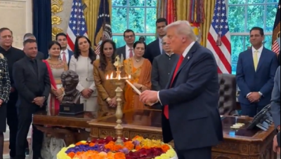 Trump lights diyas as he participates in Diwali celebrations at White House, calls Modi 'great friend' amid tariff war; Indian PM responds