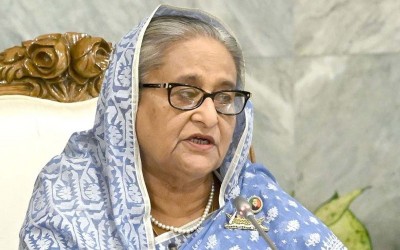 'I want to go home but not under an illegitimate govt': Sheikh Hasina
