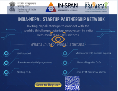 IN-SPAN: Indian Embassy in Nepal opens applications for cross-border startup initiative