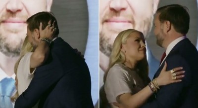 'Every move, every tear under watch': Erika Kirk amid row over her viral hug with US Veep JD Vance