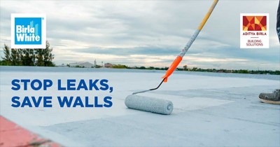 All my walls are powdery and leaking. Is roof waterproofing the solution?