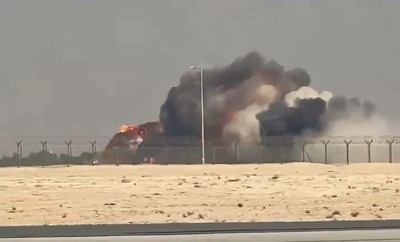 Tejas fighter jet crashes at Dubai Air Show, pilot killed as crowd watches in horror