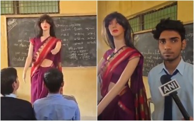 'My name is Sophie': Meet saree-clad AI teacher developed by 17-year-old UP student
