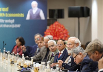PM Modi interacts with economists at NITI Aayog, calls for mission-mode reforms for Viksit Bharat