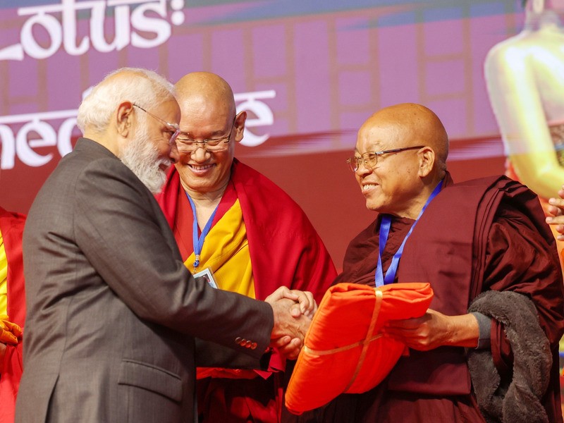 In Images: PM inaugurates Buddha relics exposition in New Delhi