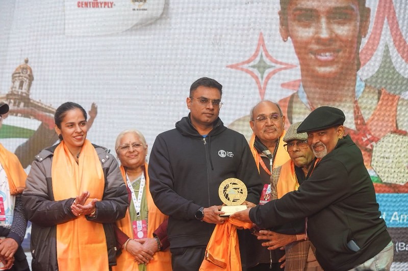 In Images: Saina Nehwal inaugurates Ekal Run in Kolkata