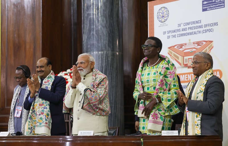 In Images: PM Modi attends 28th Commonwealth speakers’ conference in Delhi