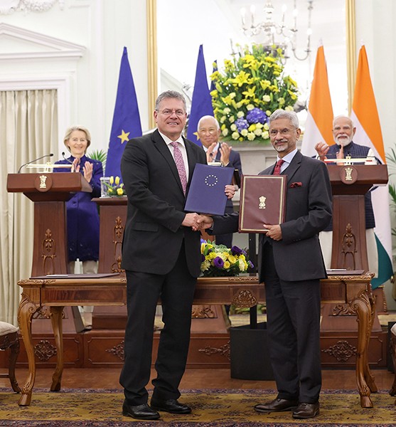 In Images: India-EU ‘Mother of All Deals’ signed — a historic trade moment captured
