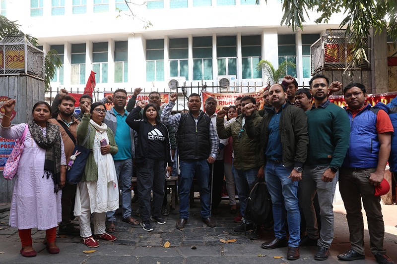 In Images: Nationwide bank strike in demand of a five-day work week