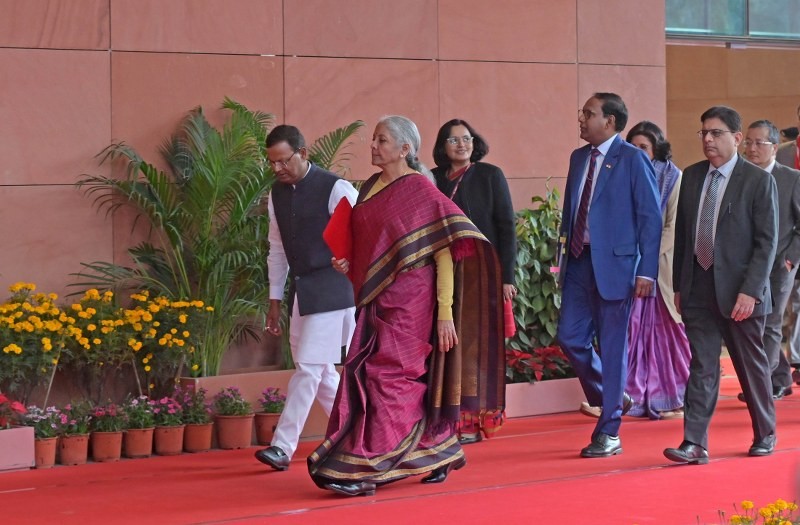 In images: Finance Minister Nirmala Sitharaman presents Union Budget 2026