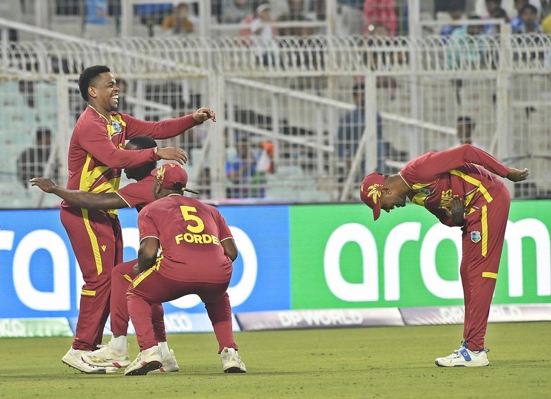 In images: Hetmyer, Romario Shepherd help West Indies beat Scotland in T20 World Cup