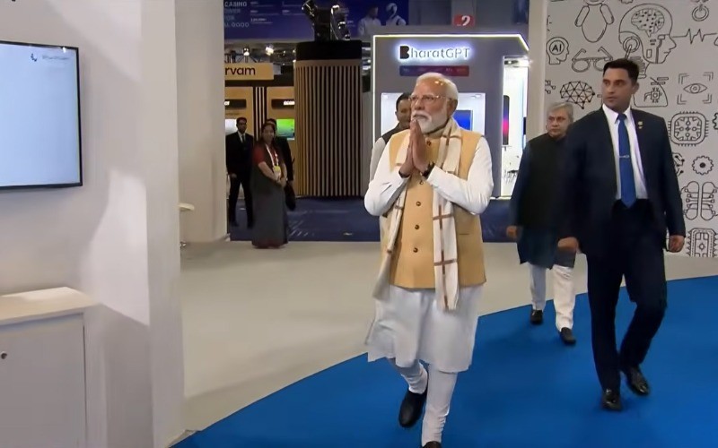 PM Modi inaugurates India AI Impact Summit 2026, showcasing startups and global tech leadership.