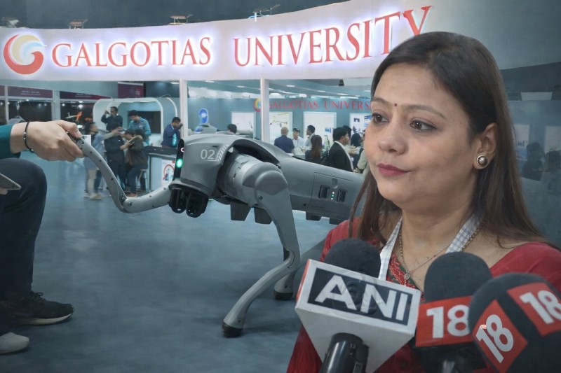 Galgotias University apologises after viral robodog video.