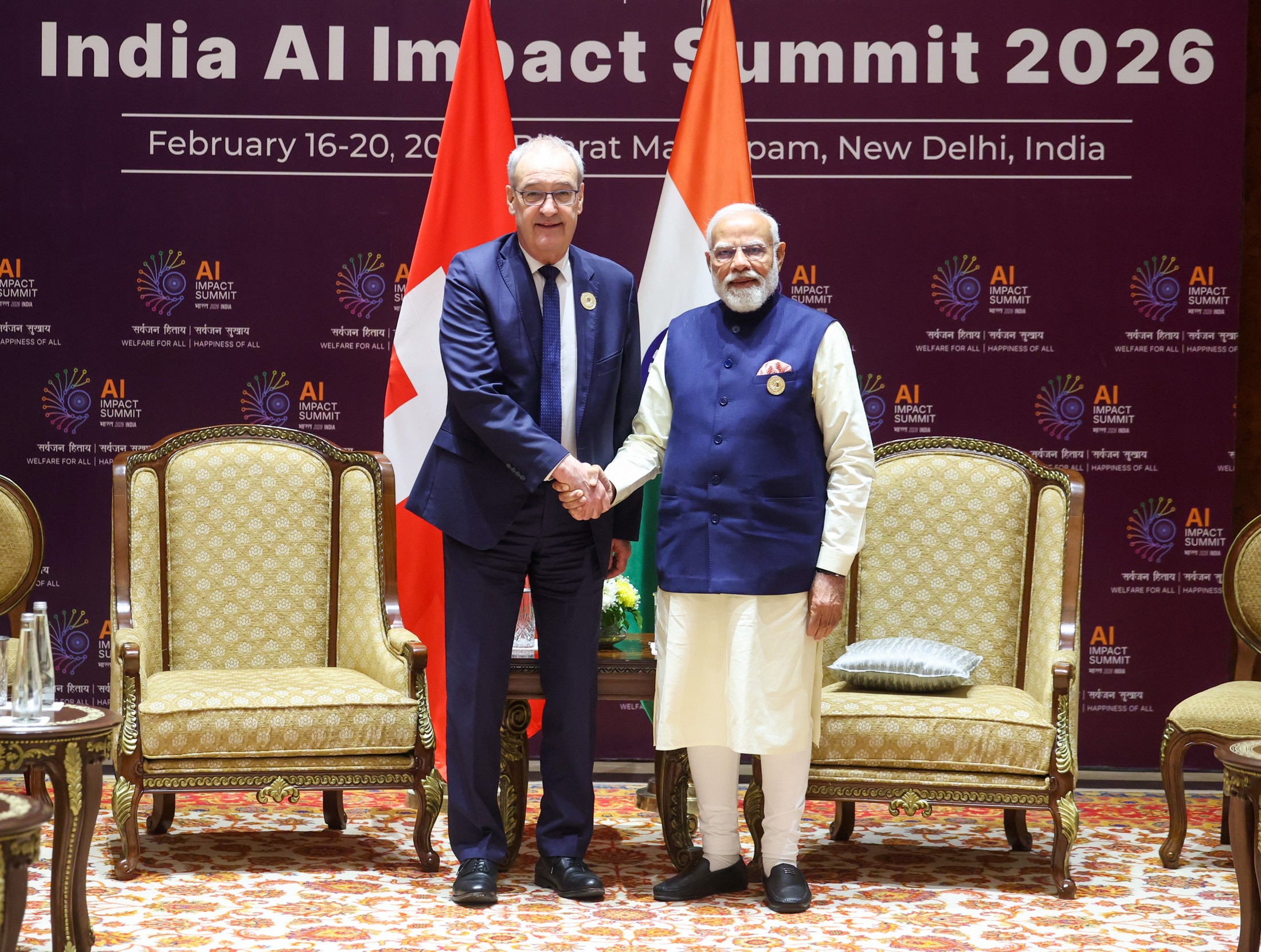 In Images: PM Modi meets global leaders on the sidelines of India AI Summit 2026