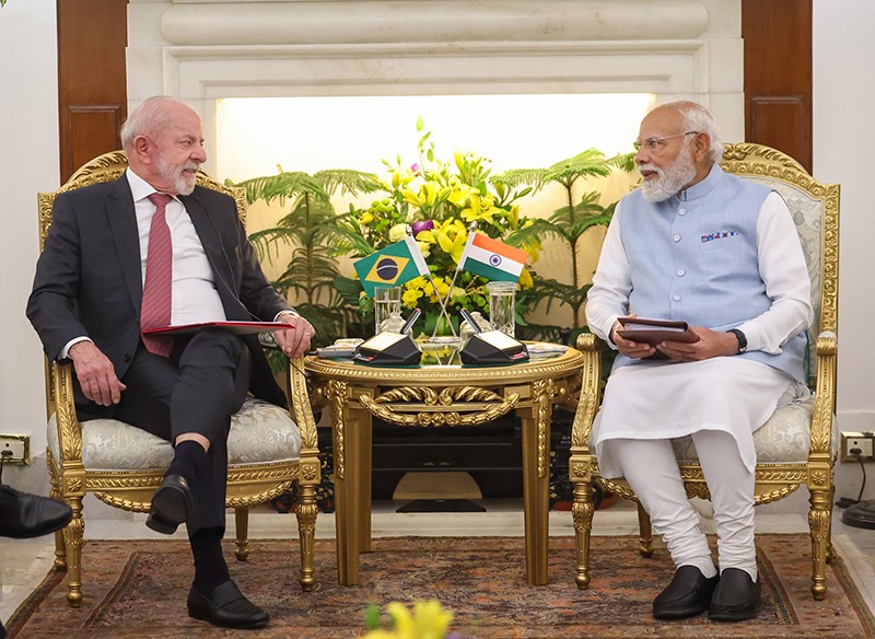 In Images: PM Modi meets Brazilian Prez Lula da Silva in Delhi—powerful moments from landmark diplomatic meet