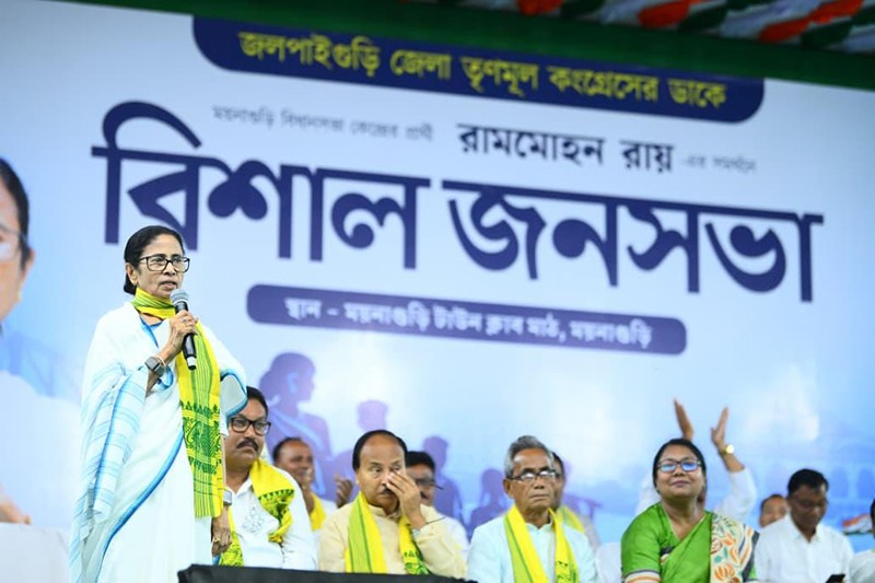 In Images: Bengal CM Mamata Banerjee addresses public rally in Moynaguri