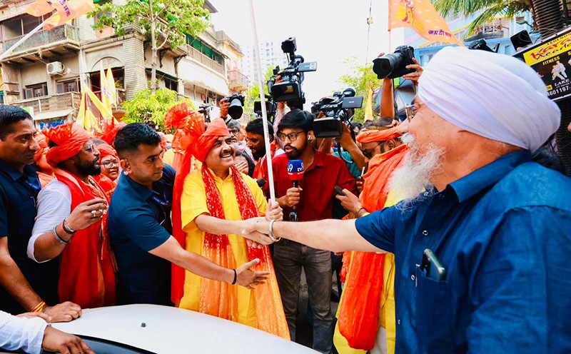 In Images: BJP’s Bhabanipur candidate Suvendu Adhikari celebrates Ram Navami