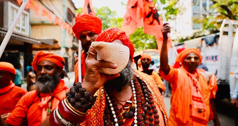 In Images: BJP’s Bhabanipur candidate Suvendu Adhikari celebrates Ram Navami