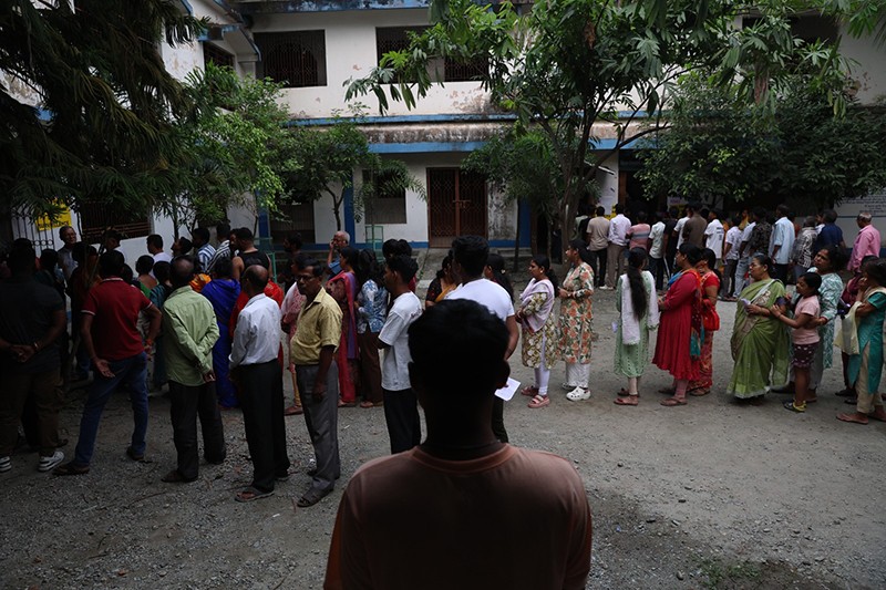 Security steps in as Siliguri votes: Disabled voter assisted in North Bengal polling