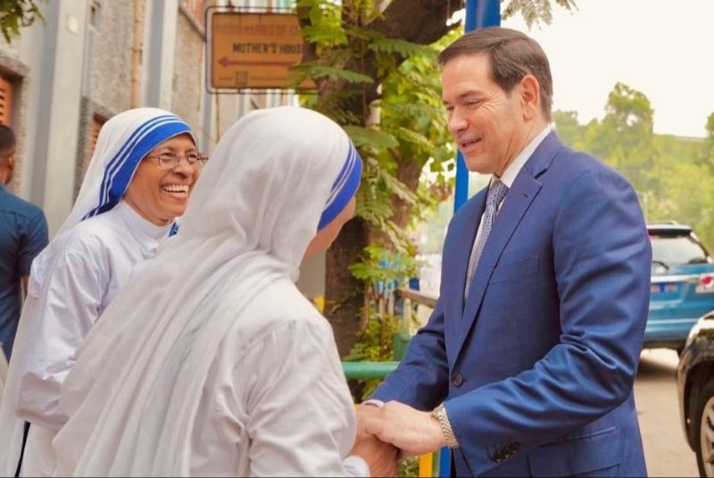 In Images: Marco Rubio’s emotional visit to Mother Teresa’s House in Kolkata