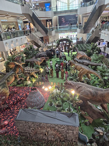 In Images: Kolkata's South City Mall unveils ‘Dino World’, Eastern India's biggest prehistoric family experience