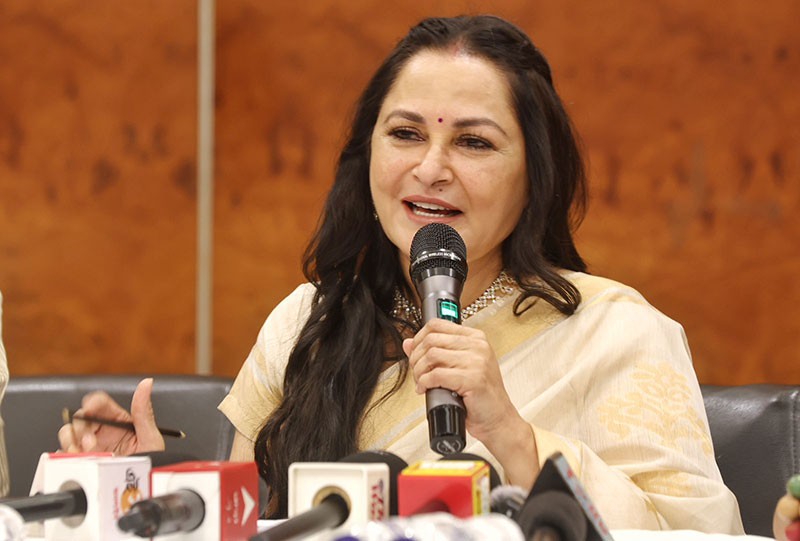 In Images: Jaya Prada returns to Bengali cinema with Ujjwal Chatterjee’s political satire Hirak Ranir Deshe