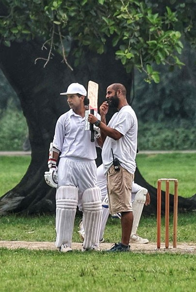 In Images: Rajkummar Rao spotted shooting at Kolkata Maidan for Sourav Ganguly Biopic
