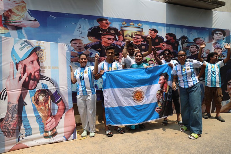 In Images: Messi's hat-trick sparks jubilant celebrations in Kolkata as Argentina rout Algeria 3-0
